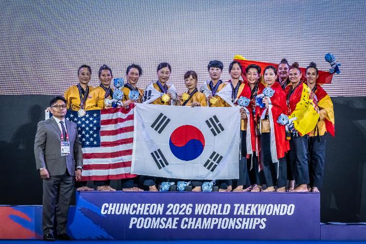 Day-5 (Medal Ceremony) Chuncheon 2026 World Taekwondo Poomsae Championships